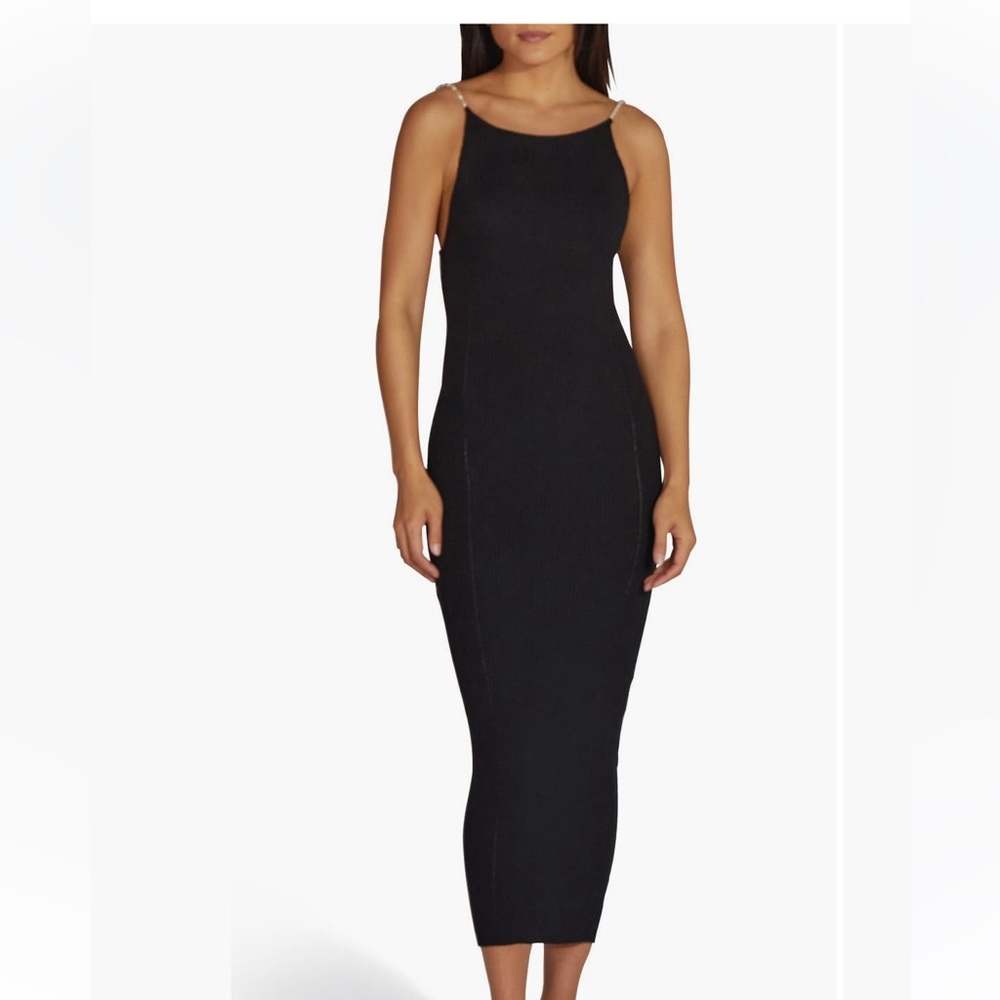 NWT Favorite Daughter Black Pearl Dress